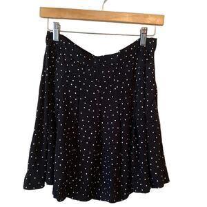 NWT Size 6 Gap Mini Bubble Skirt Preppy Pin Up Black White Polka Dots Rockabilly